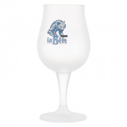 VERRES A BIERE - VERRE LA BETE BLANCHE 25CL - Planète Drinks