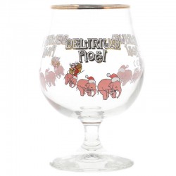 VERRES A BIERE - VERRE DELIRIUM NOEL 25cl - Planète Drinks