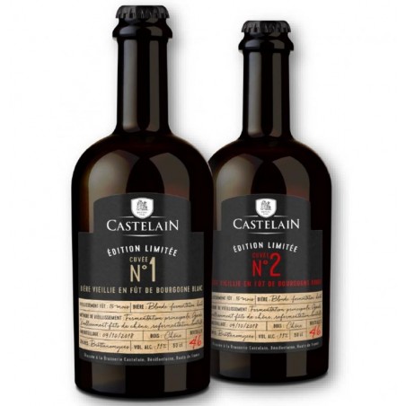 COFFRET BIERE - CASTELAIN VIEILLIES EN FUT 2*50CL - Planète Drinks