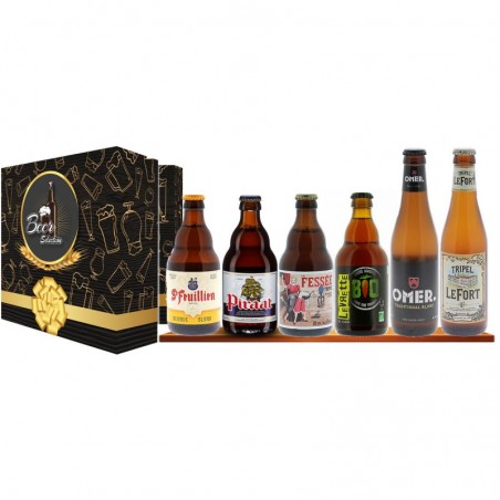 COFFRET 6 BIERES BELGES