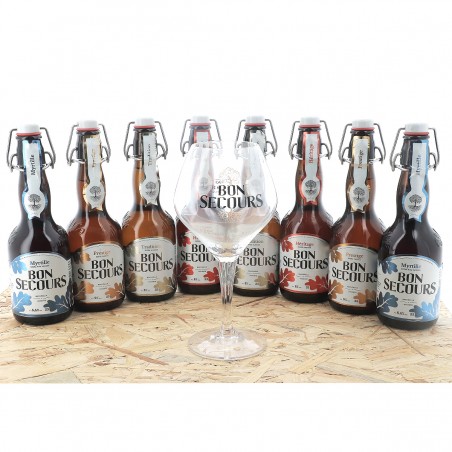 BOX BON SECOURS 4*2*33CL + 1 VERRE